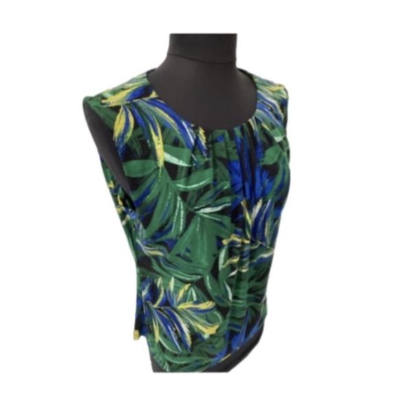 Calvin Klein Tropical Print Tank NWT - Picture 2 of 3
